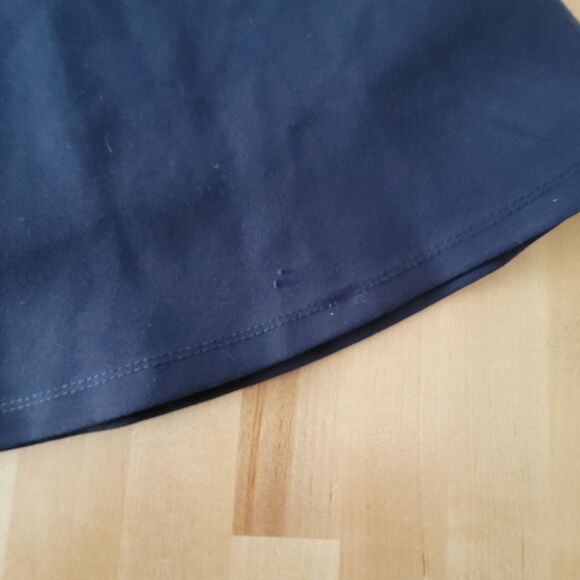 Lulus Lined Sleeveless Skater Dress Navy Blue, Stretch Twirl Party Dance Heart - Picture 10 of 12